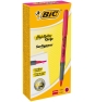 BIC Highlighter Grip marcador 12 pieza(s) Punta de cincel Rosa