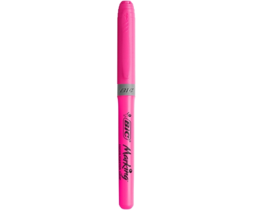 BIC Highlighter Grip marcador 12 pieza(s) Punta de cincel Rosa