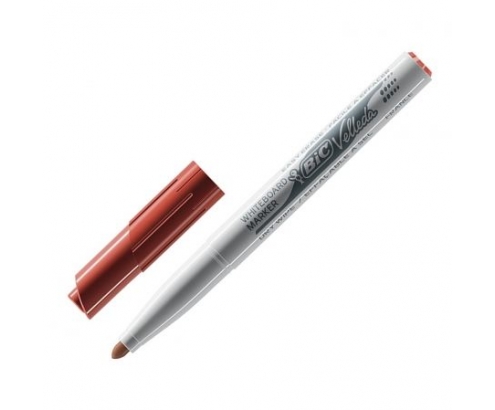 BIC VELLEDA ROTULADOR PIZARRA BLANCA ROJO BIC1741ROJ