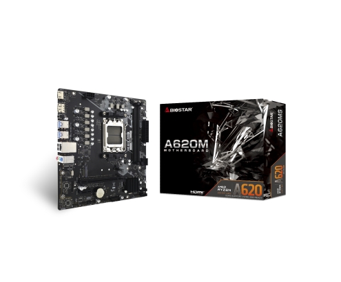Biostar A620MS placa base AMD A620 Zócalo AM5 micro ATX