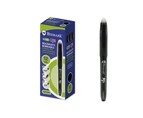 Bismark 327536 bolígrafo Negro 12 pieza(s)