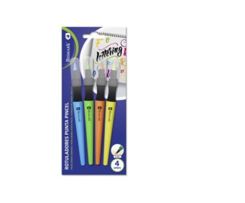 Bismark 328354 rotulador Multi Azul, Verde, Naranja, Amarillo 4 pieza(s)