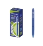 Bismark 330215 bolígrafo Azul Bolígrafo de punta retráctil con pulsador Medio 12 pieza(s)