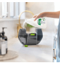 Bissell SpinWave + Vac Pet Pro Aspiradora escoba Batería Seca y húmeda Ciclónico Bolsa para el polvo 0,4 L Negro, Gris