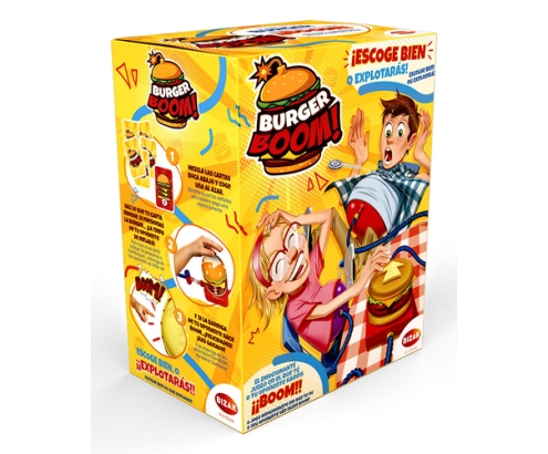 Bizak 35001935 juego de tablero Burger Boom Juego De Cartas