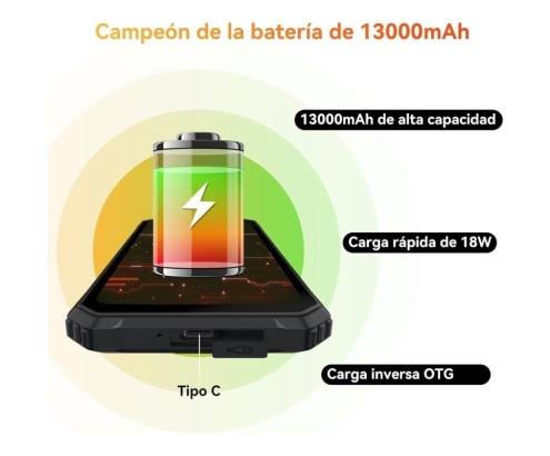 Blackview BV6200 4/64Gb Naranja Smartphone