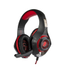Blade FT2005 auricular y casco Auriculares Alámbrico Diadema Juego Negro, Rojo