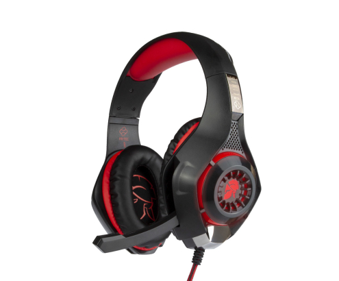 Blade FT2005 auricular y casco Auriculares Alámbrico Diadema Juego Negro, Rojo