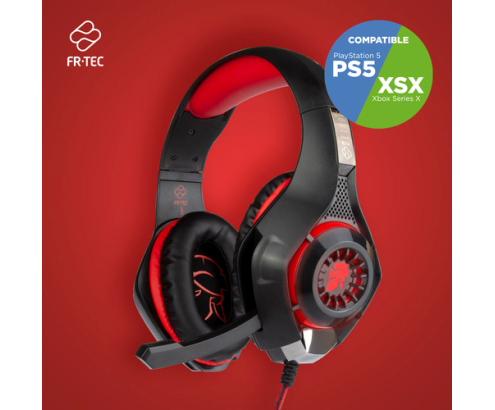 Blade FT2005 auricular y casco Auriculares Alámbrico Diadema Juego Negro, Rojo
