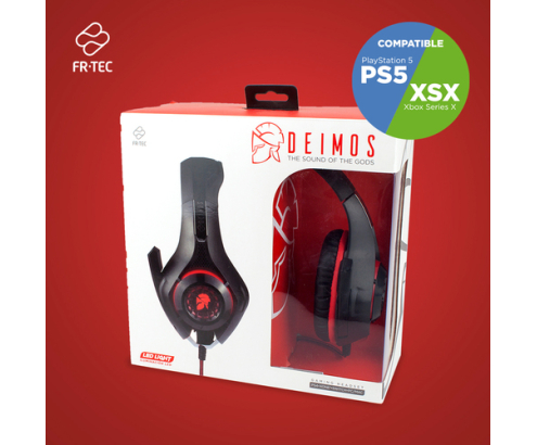 Blade FT2005 auricular y casco Auriculares Alámbrico Diadema Juego Negro, Rojo