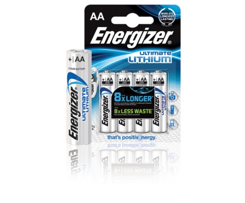 BLISTER 4 PILAS ENERGIZER ULTIM LITHIUM TIPO L91 AA 639155
