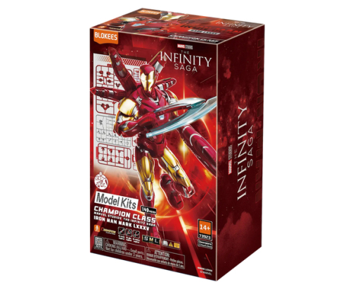 Blokees Marvel Infinity Saga Champion Class Iron Man MK85 Model Kits