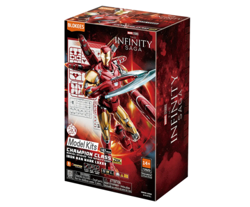 Blokees Marvel Infinity Saga Champion Class Iron Man MK85 Model Kits