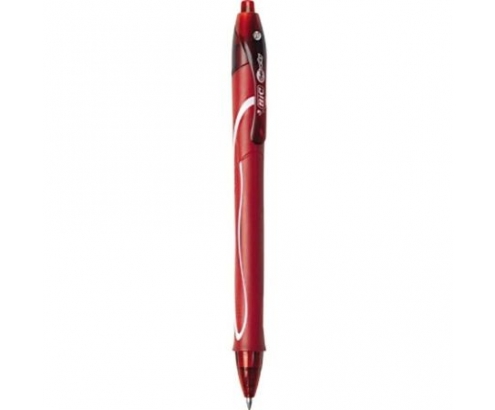 BOLIGRAFO RETRACTIL BIC GELOCITY QUICK DRY TRAZO 0.7MM TINTA SECADO RAPIDO ROJO 949874