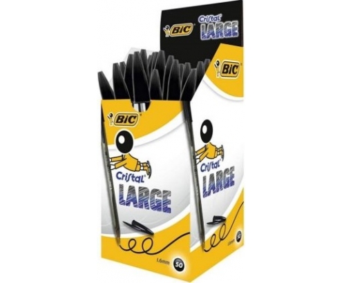 BOLIGRAFOS BIC LARGUE NEGRO PUNTA 1.6MM 880648
