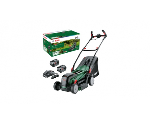 Bosch 37-550 cortadora de césped Cortacésped de empuje a gasolina BaterÍ­a Negro, Verde