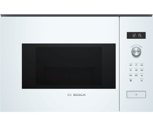 Bosch Serie 6 BFL524MW0 microondas Blanco Solo microondas Integrado 20 L 800 W