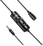 BOYA by-M1 3,5 mm Micrófono lavalier Negro para Smartphone y cámara Canon o Nikon