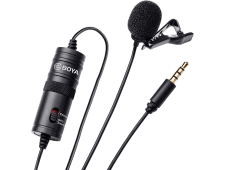 BOYA by-M1 3,5 mm Micrófono lavalier Negro para Smartphone y cámara ...