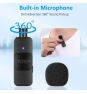 Boya BY-V1 Sistema Micrófono Inalámbrico de Solapa Lavalier Conector Lightning iOS