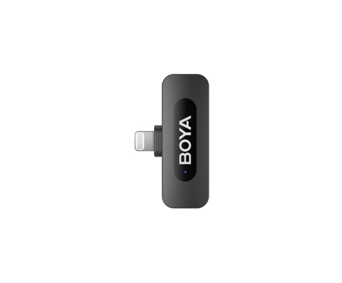 Boya BY-V1 Sistema Micrófono Inalámbrico de Solapa Lavalier Conector Lightning iOS