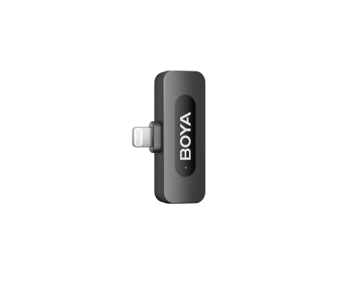 Boya BY-V1 Sistema Micrófono Inalámbrico de Solapa Lavalier Conector Lightning iOS