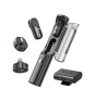 Boya Magic-01 USB-C  + Lightning + 3.5 Mm TRS) RX + Soporte de escritorio omnidireccional inalámbrico 4 en 1 con IA y estuche de carga