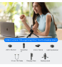 Boya Magic-01 USB-C  + Lightning + 3.5 Mm TRS) RX + Soporte de escritorio omnidireccional inalámbrico 4 en 1 con IA y estuche de carga