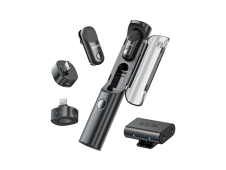 Boya Magic-01 USB-C  + Lightning + 3.5 Mm TRS) RX + Soporte de escrito...