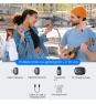 BOYA Mini 2 Microfono Inalambrico (2 TX+2 RX) Lightning y USB-C para iPhone, Android, Ultraligero, Cancelación de Ruido, 30h Micrófono Solapa para Streaming