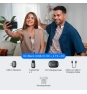 BOYA Mini 2 Microfono Inalambrico (2 TX+2 RX) Lightning y USB-C para iPhone, Android, Ultraligero, Cancelación de Ruido, 30h Micrófono Solapa para Streaming