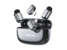 BOYA Mini 2 Microfono Inalambrico (2 TX+2 RX) Lightning y USB-C para i...