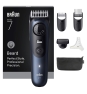 Braun BeardTrimmer 7 BT7520 Batería 40 2 cm Mojado y seco Negro, Azul