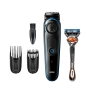 Braun BT3240 depiladora para la barba Batería 39 2 cm Mojado y seco Negro, Azul
