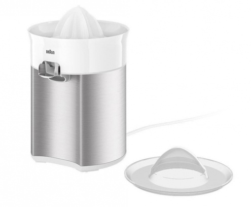 Braun CJ5050 WH prensa de cÍ­tricos eléctricos 60 W Metálico, Blanco