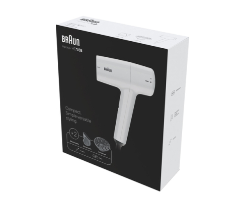 Braun HD1.55 secador 1800 W Blanco