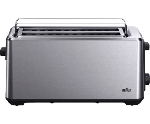 Braun HT 5220 BK 2 rebanada(s) 1470 W Negro, Acero inoxidable