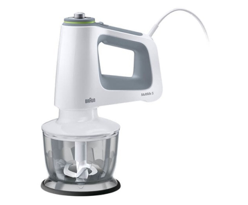 Braun MultiMix 5 HM 5137 Batidora de mano 750 W Gris, Blanco