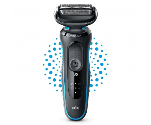 Braun Series 5 51-M1000s Máquina de afeitar de láminas Negro, Azul