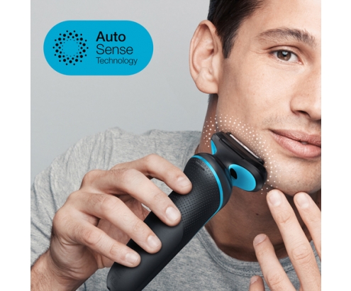 Braun Series 5 51-M1000s Máquina de afeitar de láminas Negro, Azul