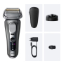 Braun Series 9 Pro+ 9615S Máquina de afeitar de láminas Recortadora Negro, Gris