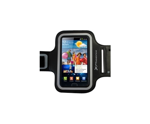 Brazalete deportivo Phoenix funda para telefono smartphone iphone hasta 5.7p negro PHARMBANDXL