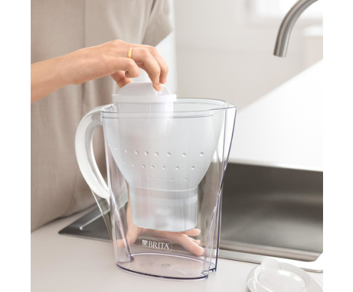 Brita Marella Filtro para depósito de agua 2,4 L Transparente, Blanco