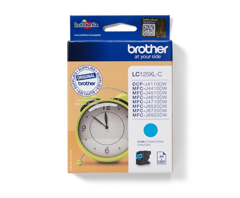 Brother LC-125XLC cartucho de tinta 1 pieza(s) Original Cian