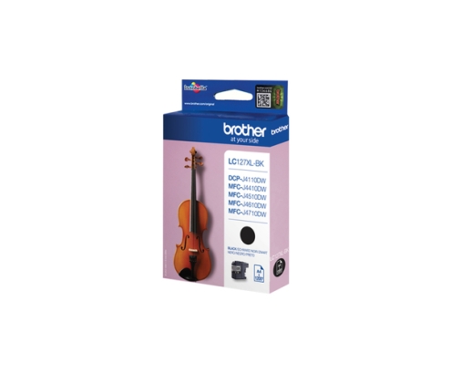 Brother LC-127XLBK cartucho de tinta Original Extra (Súper) alto rendimiento Negro
