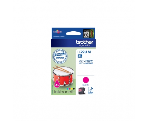 Brother LC-22UM cartucho de tinta Original Alto rendimiento XL Magenta