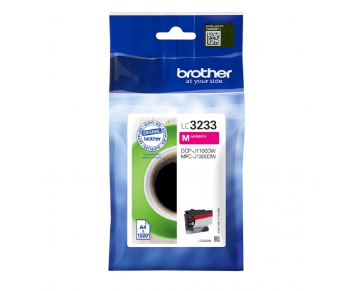 Brother LC-3233M cartucho de tinta 1 pieza Original Rendimiento estándar Magenta