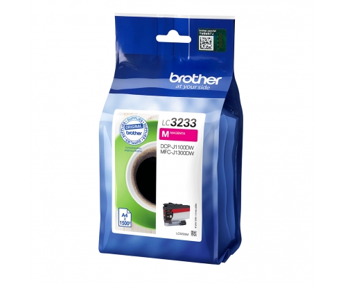 Brother LC-3233M cartucho de tinta 1 pieza Original Rendimiento estándar Magenta