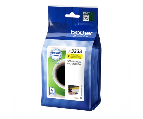 Brother LC-3233Y cartucho tinta original rendimiento estandar amarillo
