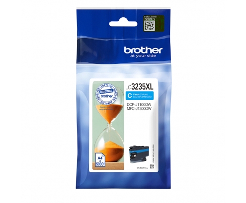 Brother LC-3235XLC cartucho de tinta 1 pieza Original Alto rendimiento XL Cian